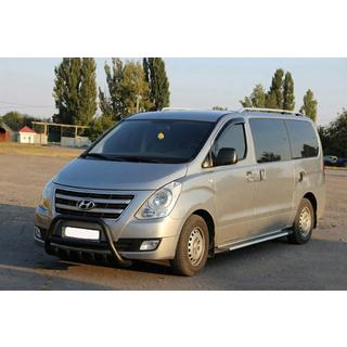 Bullbar WT003 Black (nerez) Hyundai H300, H1, Starex 2008–2020 fotografia 3