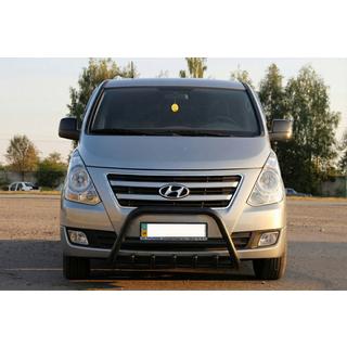 Bullbar WT003 Black (nerez) Hyundai H300, H1, Starex 2008–2020 fotografia 1