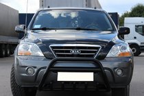 Kia Sorento I BL 2002–2009 Predný ochranný rám (bullbar) WT003 Black-2 (nerez) fotografia 3