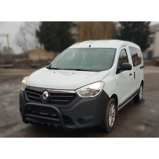 Bullbar WT003 Black (nerez) Dacia Lodgy 2012–2022 fotografia 4