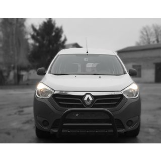 Bullbar WT003 Black (nerez) Dacia Lodgy 2012–2022 fotografia 3