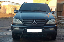 Mercedes ML W163 1997–2005 Kengurin WT004 Black (nerez) fotografia 2