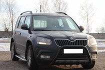 Skoda Yeti 2009–2017 Bullbar WT003 Black (nerez) fotografia 1
