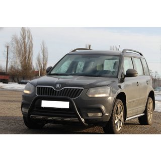 Bullbar WT003 Black (nerez) Skoda Yeti 2009–2017 fotografia 4