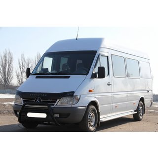 Predný ochranný rám WT003 Black (nerez) Mercedes Sprinter W901/902/903/904/905 1995–2006 fotografia 1