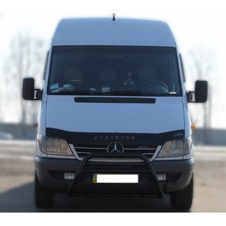 Predný ochranný rám WT003 Black (nerez) Mercedes Sprinter W901/902/903/904/905 1995–2006 fotografia 3