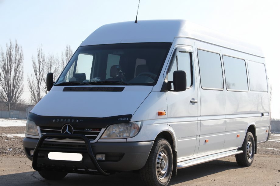 Mercedes Sprinter W901/902/903/904/905 1995–2006 Predný ochranný rám WT003 Black (nerez) Image