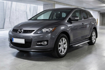 Mazda CX-7 2006–2012 Bočné prahy Line (2 ks, hliník) fotografia 1