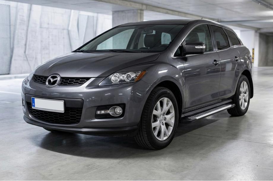 Mazda CX-7 2006–2012 Bočné prahy Line (2 ks, hliník) Image