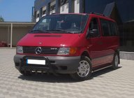 Mercedes Vito W638 1996–2003 Predný ochranný rám WT003 Black (nerez) fotografia 4