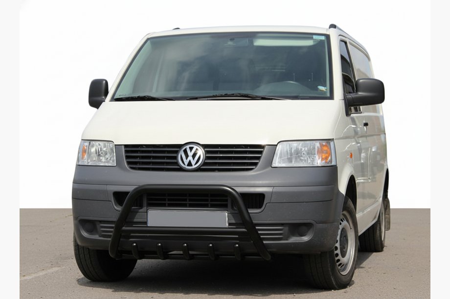 Volkswagen T5 Caravelle 2004–2010 Predný ochranný rám WT003 Black (nerez) Image