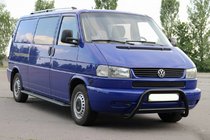 Volkswagen T4 Transporter 1990–2003 Predný ochranný rám WT003 Black (nerez) fotografia 5