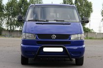 Volkswagen T4 Transporter 1990–2003 Predný ochranný rám WT003 Black (nerez) fotografia 4