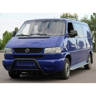 Predný ochranný rám WT003 Black (nerez) Volkswagen T4 Transporter 1990–2003 fotografia 3