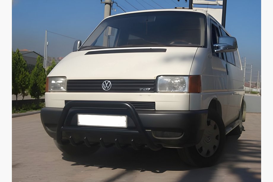 Volkswagen T4 Transporter 1990–2003 Predný ochranný rám WT003 Black (nerez) Image