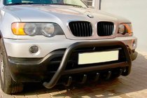 BMW X5 E53 1999–2006 Bullbar WT003 Black (nerez) fotografia 1
