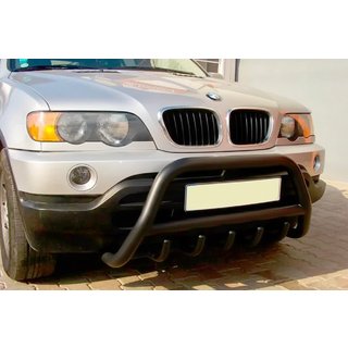 Bullbar WT003 Black (nerez) BMW X5 E53 1999–2006 fotografia 1