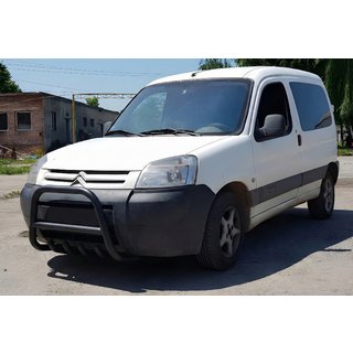 Bullbar WT003 Black (nerez) Citroen Berlingo 1996–2008 fotografia 3