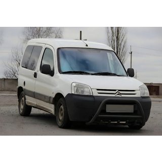 Bullbar WT003 Black (nerez) Citroen Berlingo 1996–2008 fotografia 1