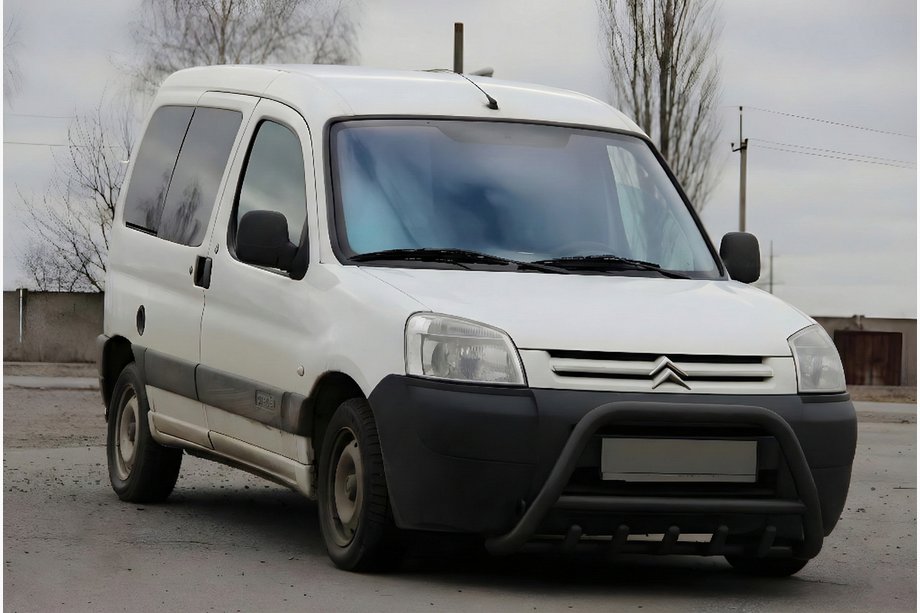 Citroen Berlingo 1996–2008 Bullbar WT003 Black (nerez) Image
