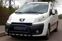 Citroen Jumpy 2007–2017 Bullbar WT003 Black (nerez) fotografia 1