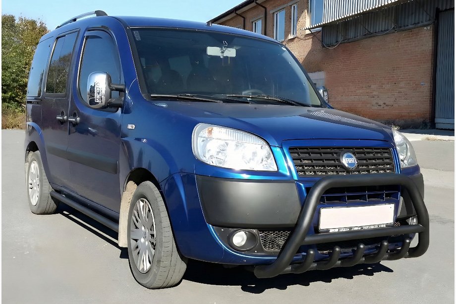 Fiat Doblo I 2001–2005 Predný ochranný rám (bullbar) WT003 Black (čierny) Image