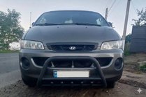 Hyundai H200, H1, Starex 1998–2007 Bullbar WT003 Black (nerez) fotografia 1
