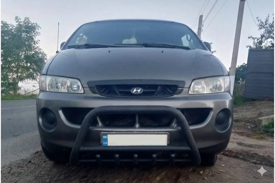 Hyundai H200, H1, Starex 1998–2007 Bullbar WT003 Black (nerez) Image