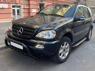 Mercedes ML W163 1997–2005 Predný ochranný rám WT003 Black (nerez) fotografia 1