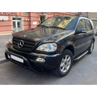 Predný ochranný rám WT003 Black (nerez) Mercedes ML W163 1997–2005 fotografia 1