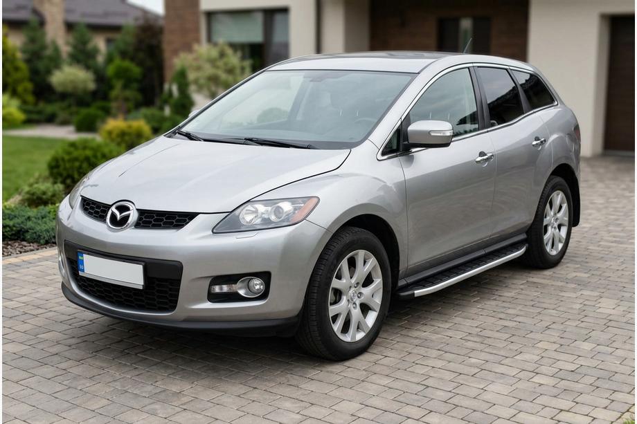 Mazda CX-7 2006–2012 Bočné nášľapy Fullmond (2 ks, hliník) Image