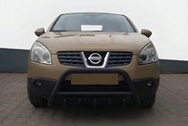 Nissan Qashqai 2007–2010 Bullbar WT003 Black (nerez) fotografia 1