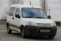 Peugeot Partner 1996–2008 Bullbar WT003 Black (nerez) fotografia 5