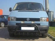 Volkswagen T4 Caravelle/Multivan 1990–2003 Bullbar WT003 Black (nerez) fotografia 1