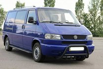 Volkswagen T4 Caravelle/Multivan 1990–2003 Bullbar WT003 Black (nerez) fotografia 4
