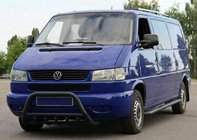 Volkswagen T4 Caravelle/Multivan 1990–2003 Bullbar WT003 Black (nerez) fotografia 6