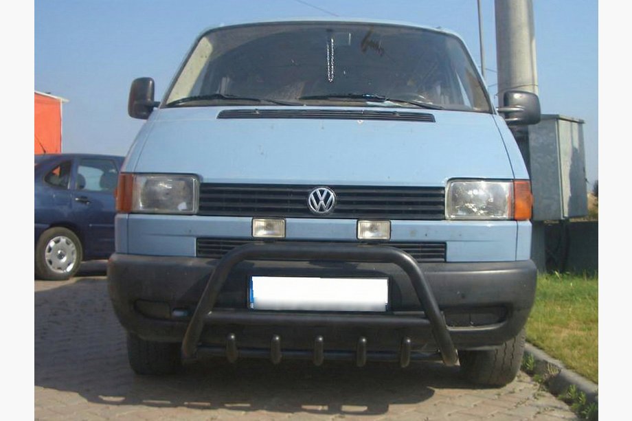 Volkswagen T4 Caravelle/Multivan 1990–2003 Bullbar WT003 Black (nerez) Image