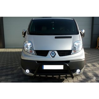 Predný ochranný rám WT003 Black (nerez) Opel Vivaro 2001–2015 fotografia 4