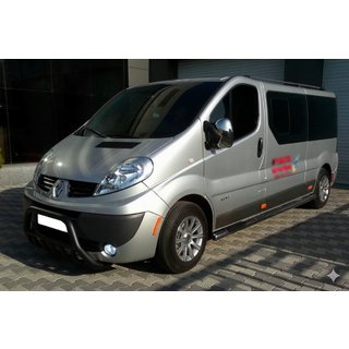 Predný ochranný rám WT003 Black (nerez) Opel Vivaro 2001–2015 fotografia 2