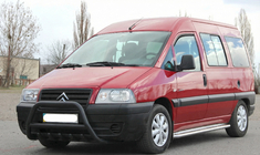 Citroen Jumpy 1996–2007 Bullbar WT003 Black (nerez) fotografia 1