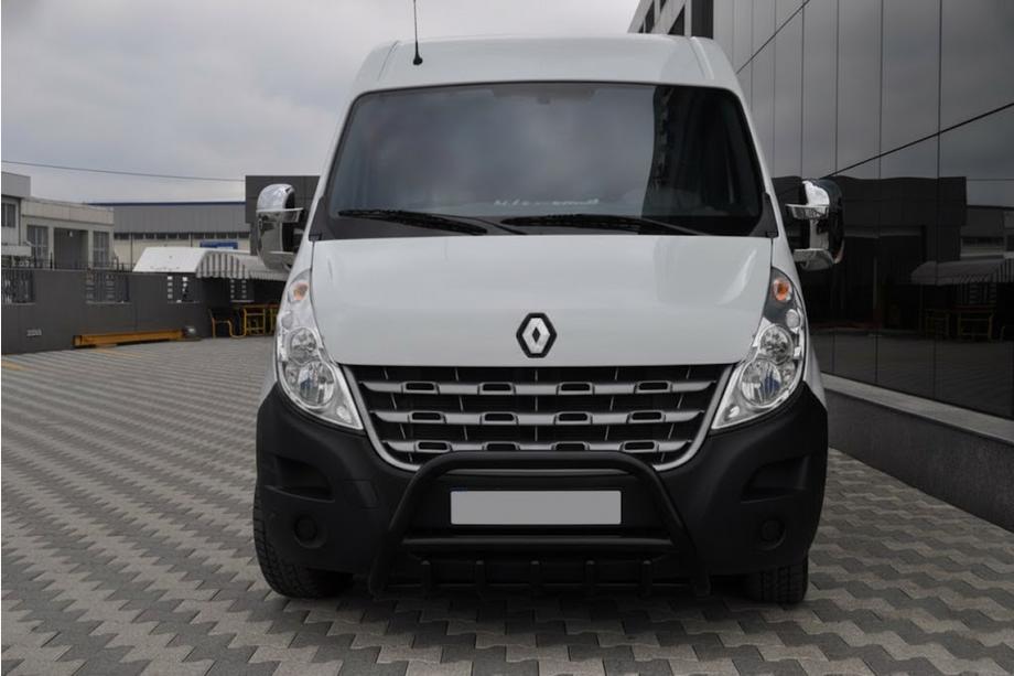 Renault Master 2011–2023 Predný ochranný rám WT003 Black (nerez) Image