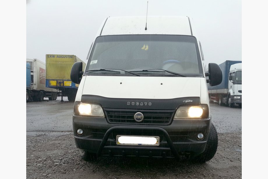 Citroen Jumper 1995–2006 Predný ochranný rám WT003 Black (nerez) Image