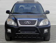 Chery Tiggo 1 2005–2016 Bullbar WT003 Black (nerez) fotografia 1