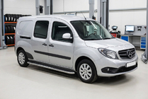 Mercedes Citan 2013–2021 Bočné nášľapy Maydos V1 (2 ks, hliník / nerez) fotografia 1