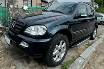 Mercedes ML W163 1997–2005 Bočné nášľapy Duru (2 ks, hliník) fotografia 2