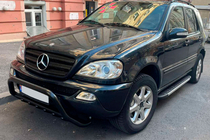 Mercedes ML W163 1997–2005 Bočné nášľapy Duru (2 ks, hliník) fotografia 5