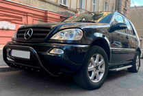 Mercedes ML W163 1997–2005 Bočné nášľapy Duru (2 ks, hliník) fotografia 6