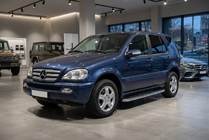 Mercedes ML W163 1997–2005 Bočné prahy Maydos V1 (2 ks, hliník ↗ nehrdzavejúca oceľ) fotografia 1