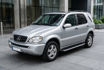 Mercedes ML W163 1997–2005 Bočné nášľapy Fullmond (2 ks, hliník) fotografia 1