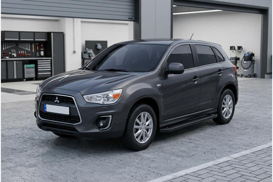 Mitsubishi ASX 2010–2023 Bočné nášľapy Allmond Black (2 ks, hliník) Image
